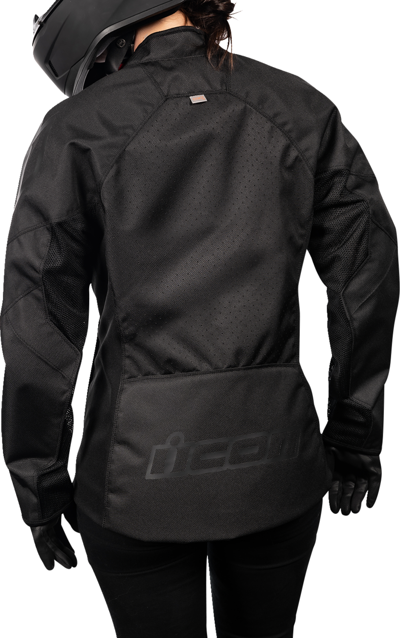 ICON Women's Hooligan™ CE Jacket - Black - Large 2822-1479