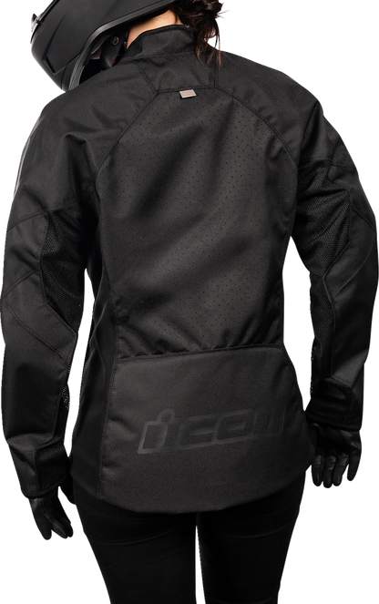 ICON Women's Hooligan™ CE Jacket - Black - XL 2822-1480