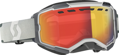 SCOTT Fury Snow Goggles - Light Sensitive - Gray - Red Chrome 278604-0011341