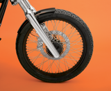 RUSS WERNIMONT DESIGNS Short Flared Front Fender - For 90/90-21 Wheel 4.5" W x 33" L RWD-CW4.5S