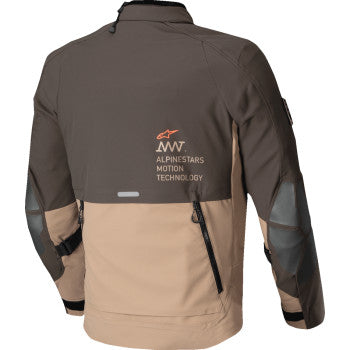 ALPINESTARS AMT-8 Stretch Drystar® XF Jacket - Dark Brown/Dark Khaki - 3XL  3200425-8018-3XL