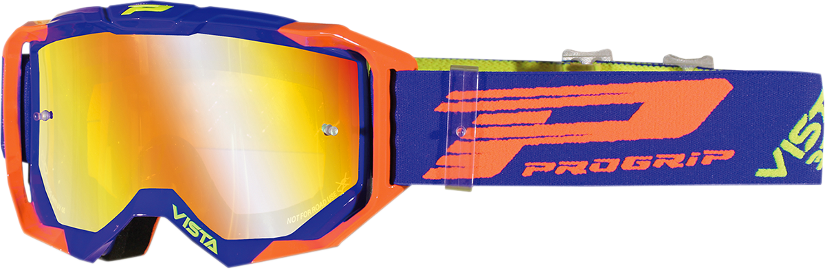 PRO GRIP 3303 Vista Goggles - Blue/Fluorescent Orange - Mirror PZ3303BAFL