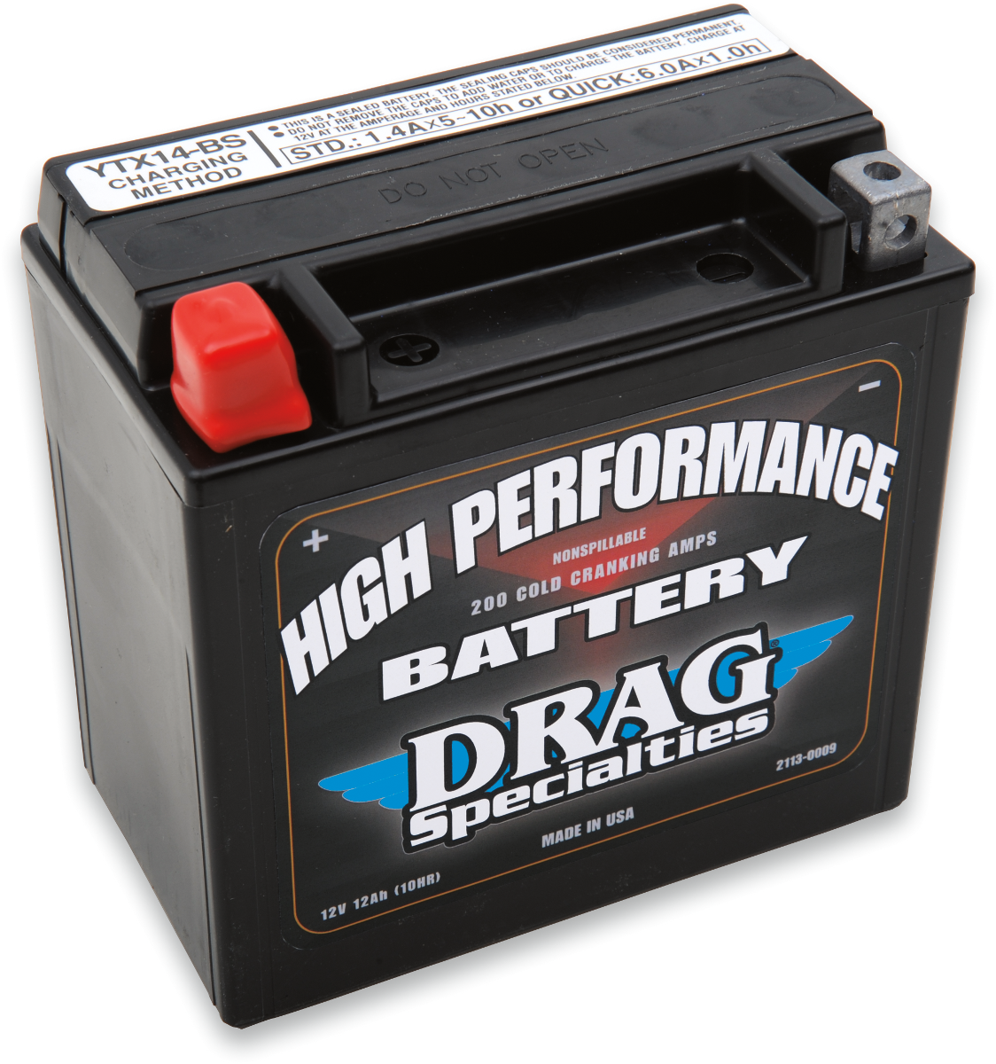 DRAG SPECIALTIES Batería de alto rendimiento - YTX14 DRGM7RH4S 