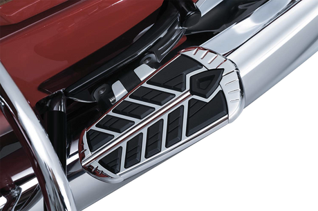 KURYAKYN Spear Floorboard Insert - Passenger - Chrome 5656