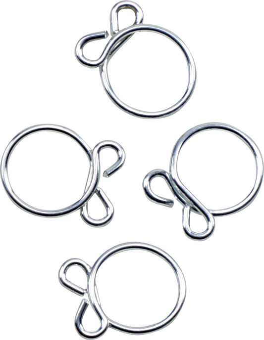 ALL BALLS Refill Kit - Wire Clamp - Silver - 4-Pack FS00045