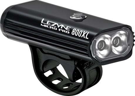 LEZYNE Micro Drive Pro 800 XL Light - 800 lumen - Gloss Black 1LED25FV204