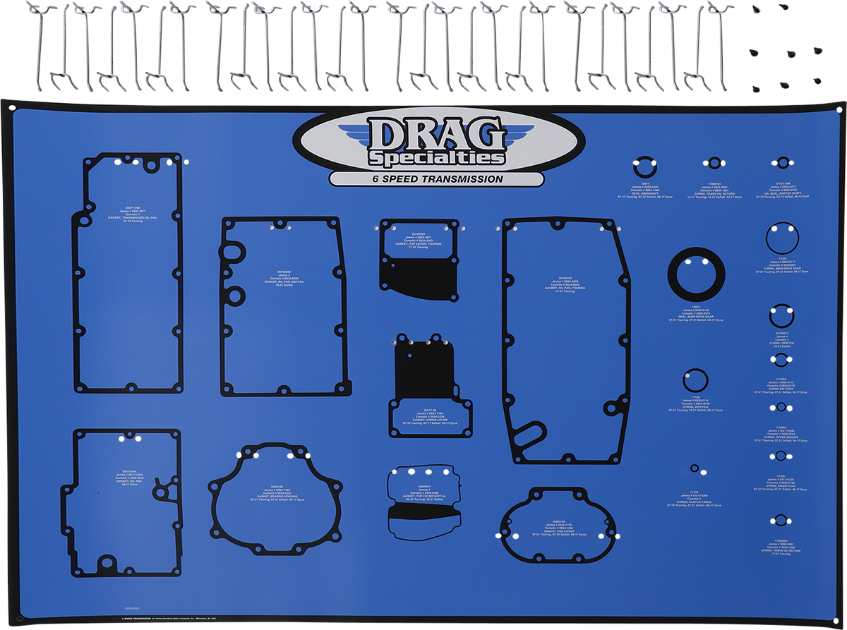 DRAG SPECIALTIES Gasket Board - 6 Speed 0934-6983