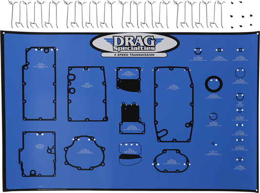 DRAG SPECIALTIES Gasket Board - 6 Speed 0934-6983