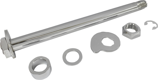 DRAG SPECIALTIES Axle Kit - Rear - Chrome - '08 FLT W16-0350