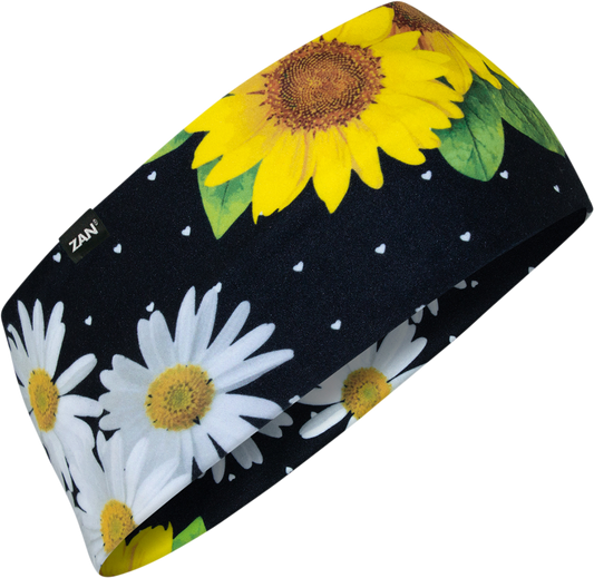 ZAN HEADGEAR SportFlex Headband - Sunflower Festival HBL467