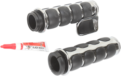 KURYAKYN Grips - ISO® - TBW - Chrome 6343
