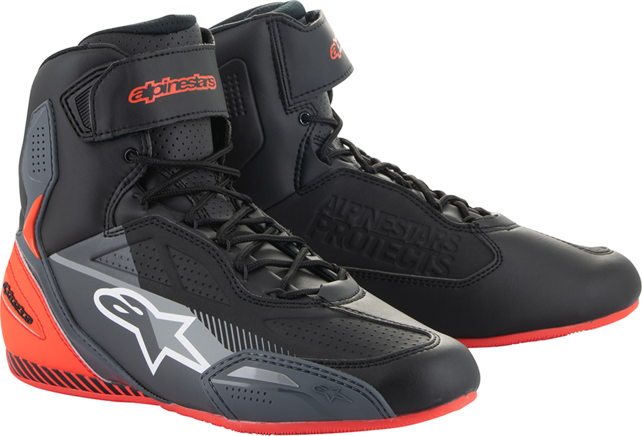 ALPINESTARS Faster-3 Shoes - Black/Gray/Red - US 10.5 2510219-1130-10.5