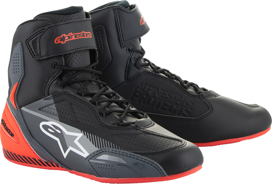 ALPINESTARS Faster-3 Shoes - Black/Gray/Red - US 8 2510219-1130-8