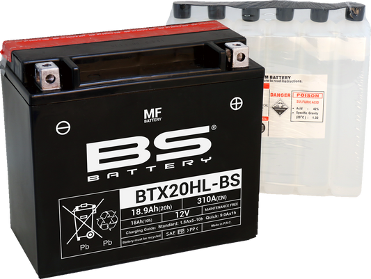BS BATTERY Battery - BTX20HL-BS (YTX) 300614
