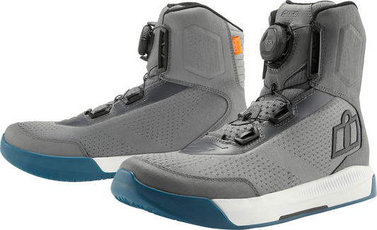 ICON Overlord™ Vented CE Boots - Gray - Size 13 3403-1278