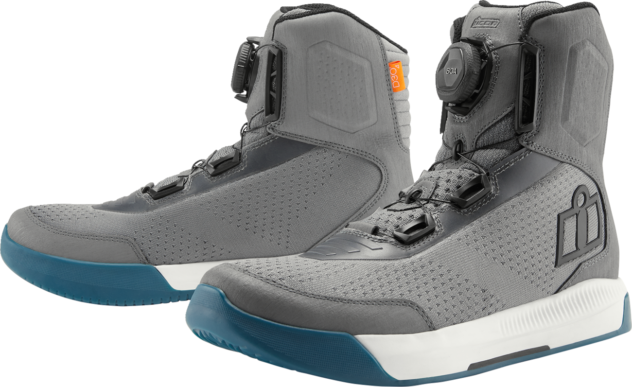 ICON Overlord™ Vented CE Boots - Gray - Size 11 3403-1275