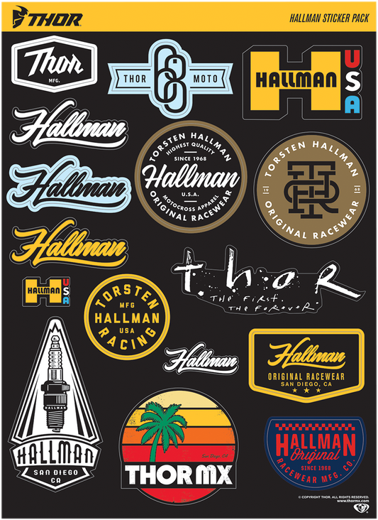 THOR Decal Sheet - Hallman - S20 - Each 4320-2182