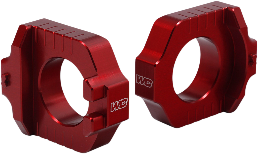 WORKS CONNECTION Elite Axle Block - Red 17-270