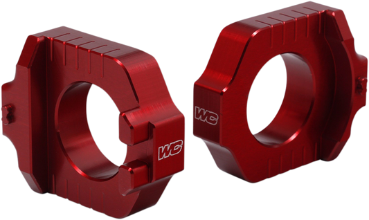 WORKS CONNECTION Elite Axle Block - Red 17-270