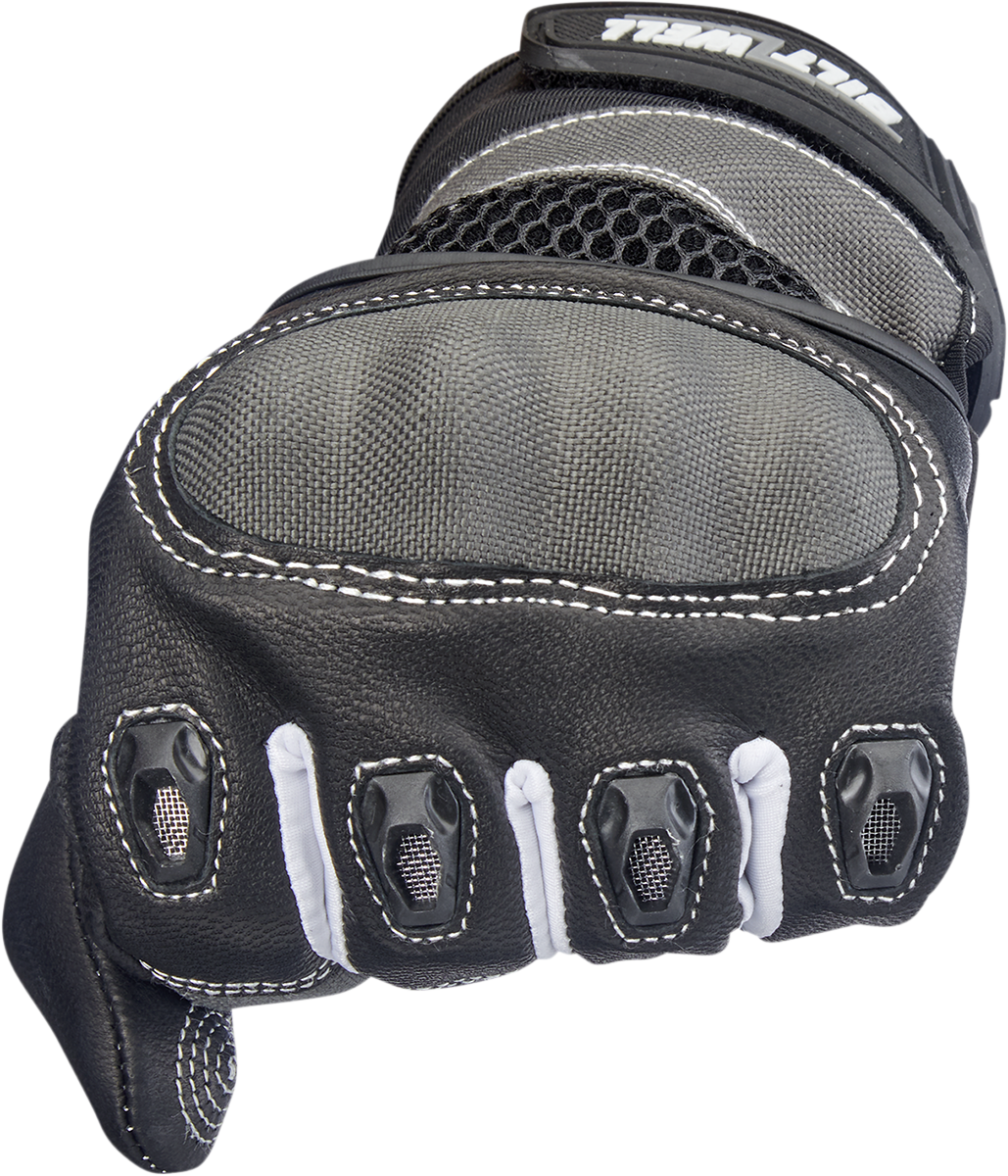 BILTWELL Bridgeport Gloves - Gray - XS 1509-1101-301