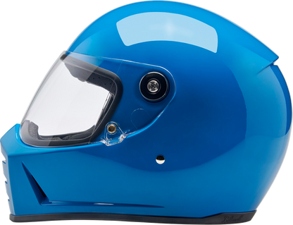 BILTWELL Lane Splitter Helmet - Gloss Tahoe Blue - Small 1004-129-502