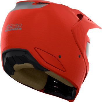 ICON Elsinore™ Helmet - Monotype - Red - Medium 0104-3317