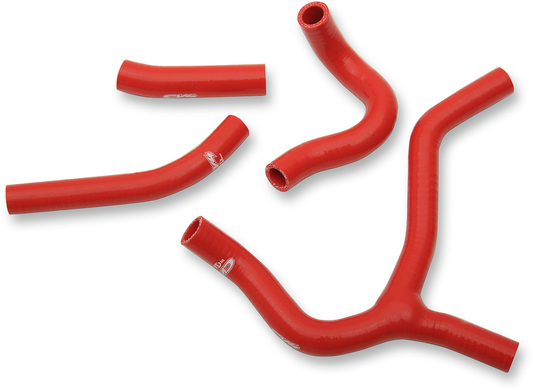 CV4 Radiator Hose Kit - Red - Y-Piece SFSMBC254R