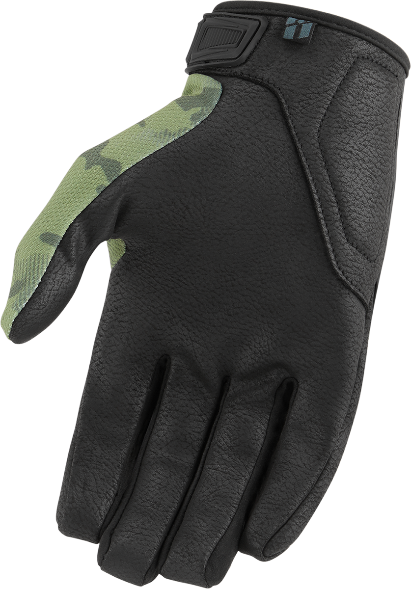 ICON Hooligan™ CE Gloves - Green Camo - 2XL 3301-4406