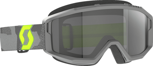 SCOTT Primal Sand Dust Goggle - Light Gray/Neon Yellow - Dark Gray 278600-7697053