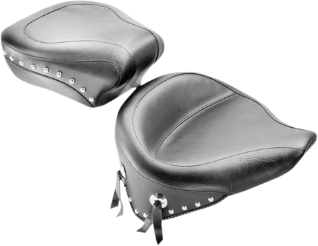 MUSTANG Wide Studded Solo Seat - FLST '08-'17 76179