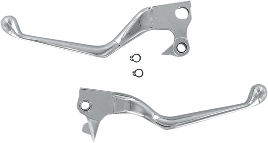 DRAG SPECIALTIES Lever Set - Chrome H07-0575