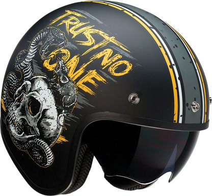 Z1R Saturn Helmet - Trust No One - Black/Yellow - XS 0104-2852