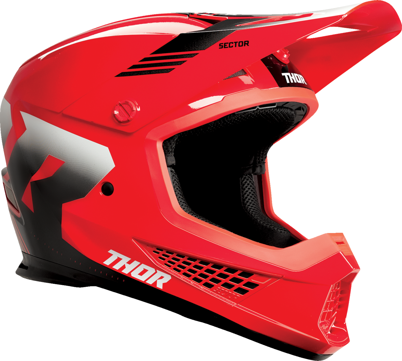 THOR Sector 2 Helmet - Carve - Red/White - 2XL 0110-8110