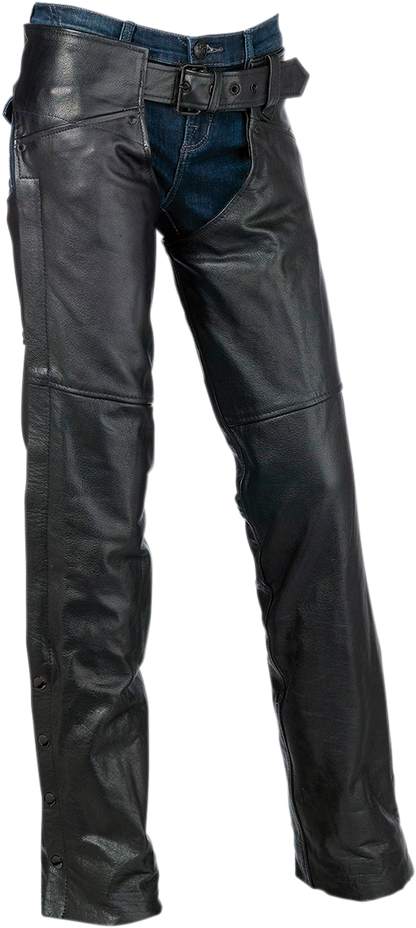 Z1R Women's Sabot Chaps - Black - Small 2815-0096