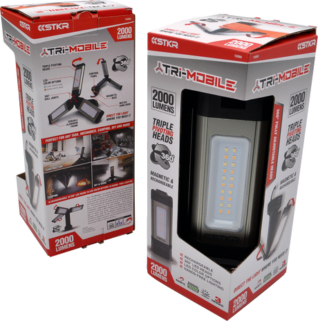 RISK RACING STKR Tri-Mobile Work Light 12680