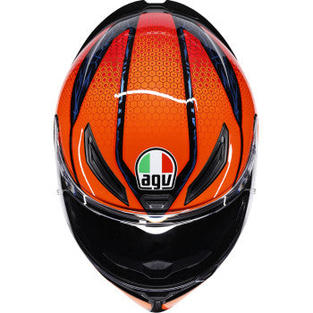 AGV Helmet K1 S Speedarmor Black/Orange/Blue Xl 2118394018-074-XL