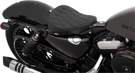 DRAG SPECIALTIES Bobber Solo Seat - Double Diamond - '10-'22 XL 0804-0739
