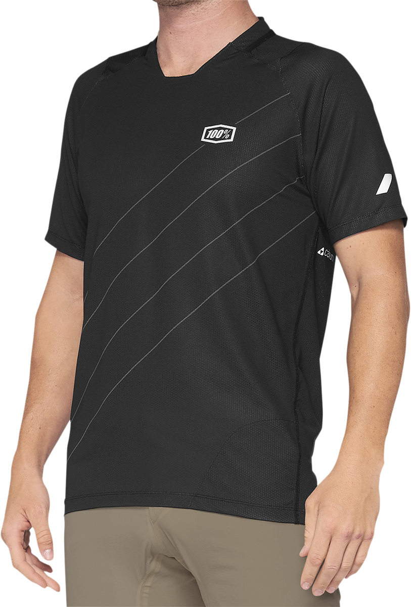 100% Celium Jersey - Gray/Black - Medium 41204-290-11