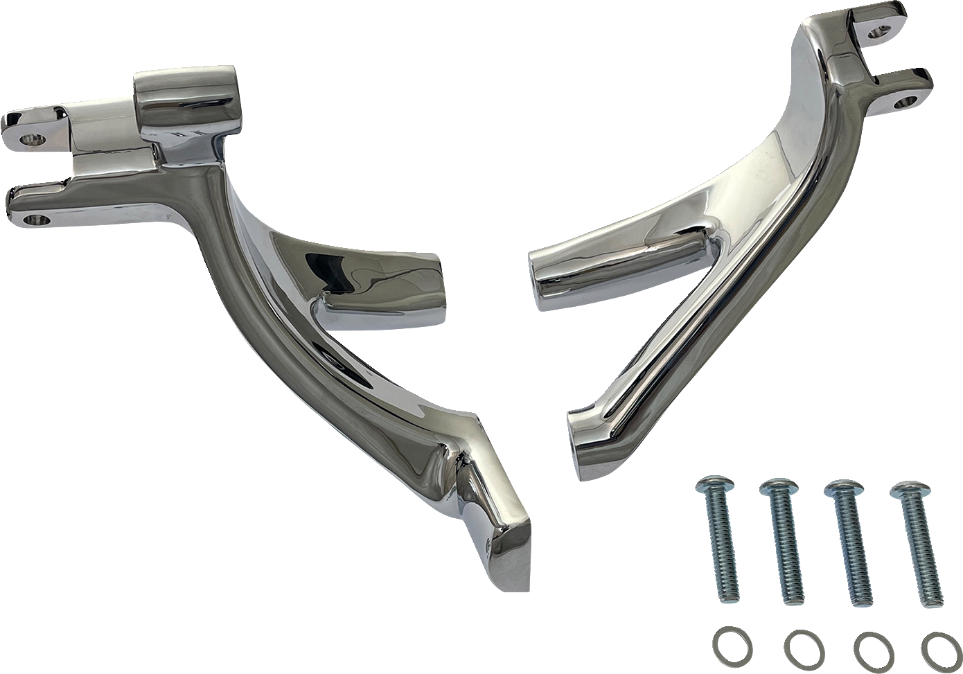 DRAG SPECIALTIES Forward Control Support Bracket - Chrome - Softail D35-0224C-1