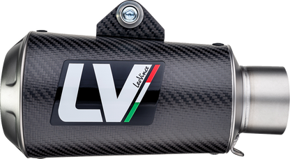 LEOVINCE LV-10 Slip-On Muffler - Carbon Fiber Scrambler   2021-2023 15250C