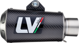 LEOVINCE LV-10 Slip-On Muffler - Carbon Fiber Scrambler   2021-2022 15250C