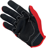 BILTWELL Moto Gloves - Red/Black/White - Large 1501-0804-004