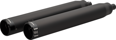 KHROME WERKS 4-1/2" War Hammer Mufflers - Black 202235