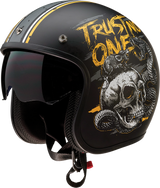 Z1R Saturn Helmet - Trust No One - Black/Yellow - Small 0104-2853