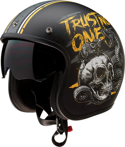 Z1R Saturn Helmet - Trust No One - Black/Yellow - Small 0104-2853