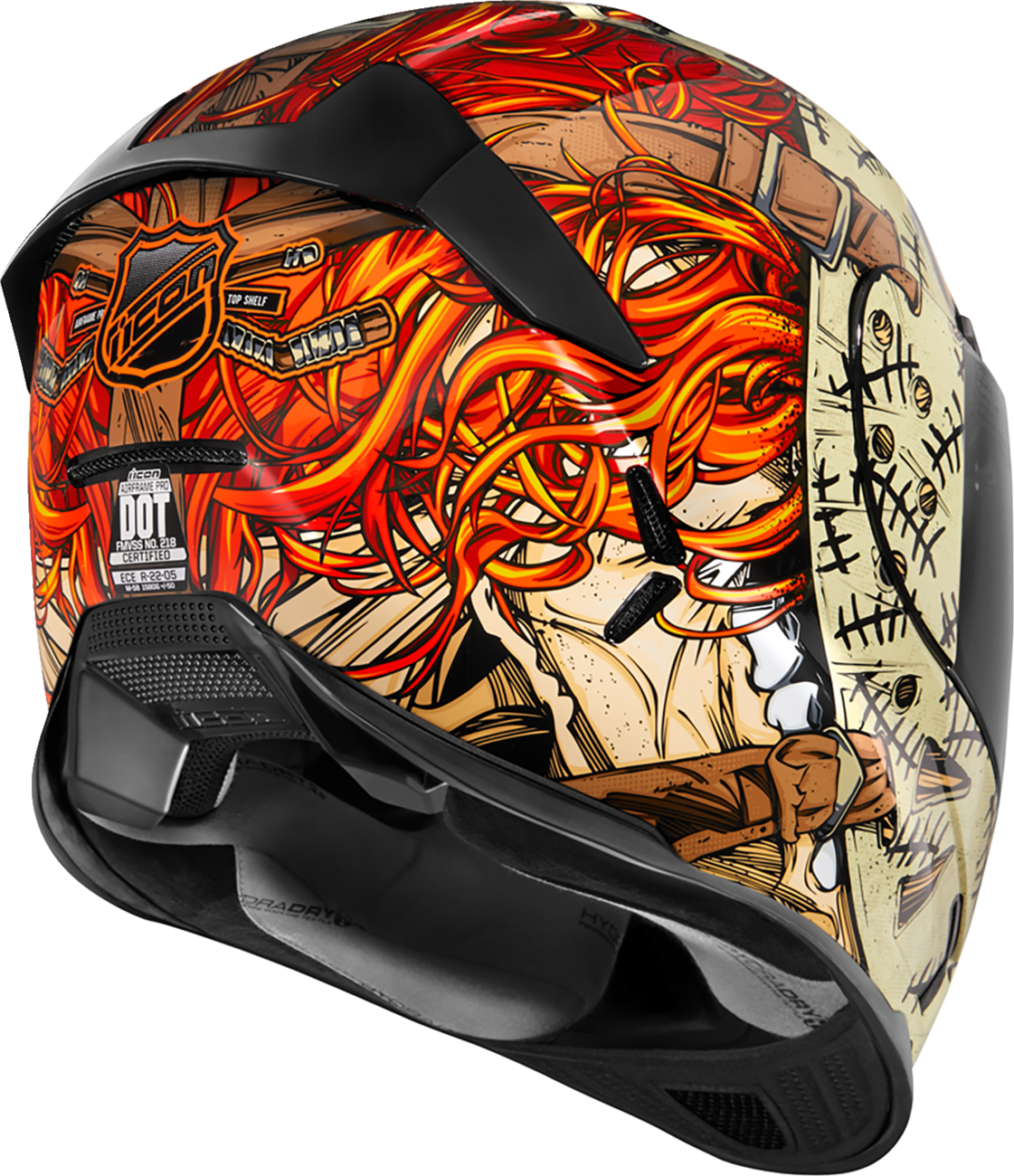 ICON Airframe Pro™ Helmet - Topshelf - Red - Large 0101-15074