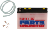 Parts Unlimited Conventional Battery 6n112d