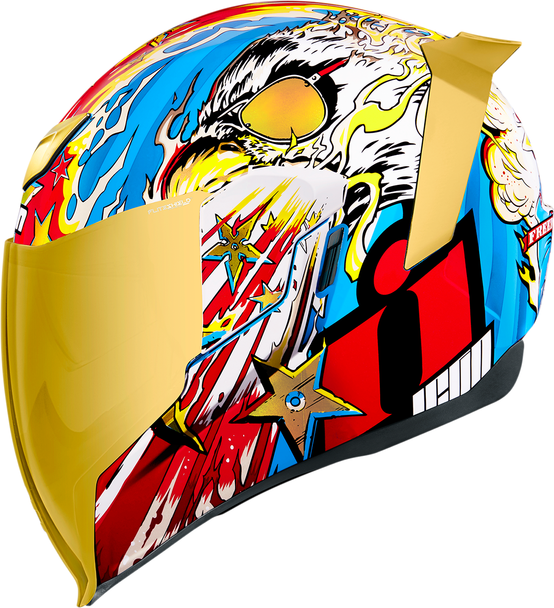 ICON Airflite™ Helmet - Freedom Spitter - Gold - Large 0101-13927