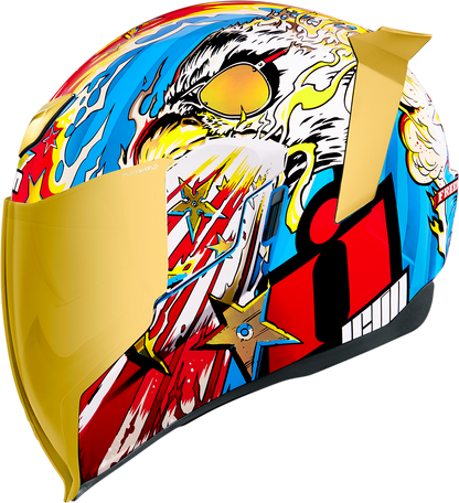 ICON Airflite™ Helmet - Freedom Spitter - Gold - Large 0101-13927