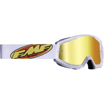 Gafas FMF Youth PowerCore - Núcleo - Blanco - Espejo rojo F-50055-00006 2601-3188 